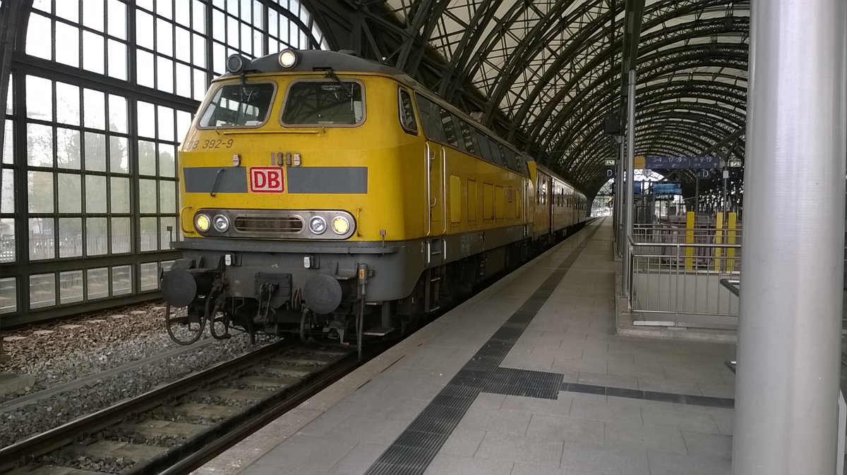 218 392 in Dresden HBF am 07.05.2015