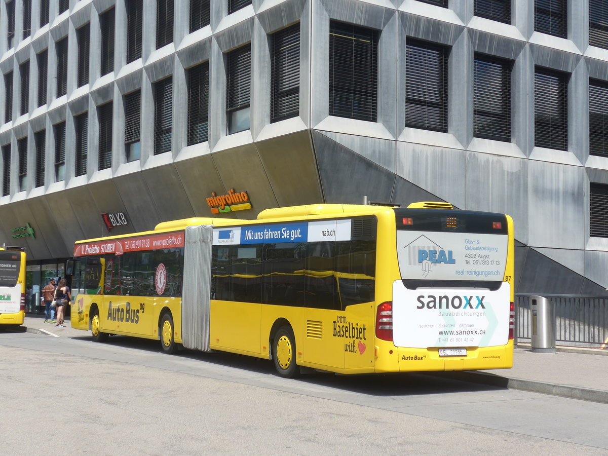 (218'373) - AAGL Liestal - Nr. 87/BL 20'985 - Mercedes am 4. Juli 2020 beim Bahnhof Liestal