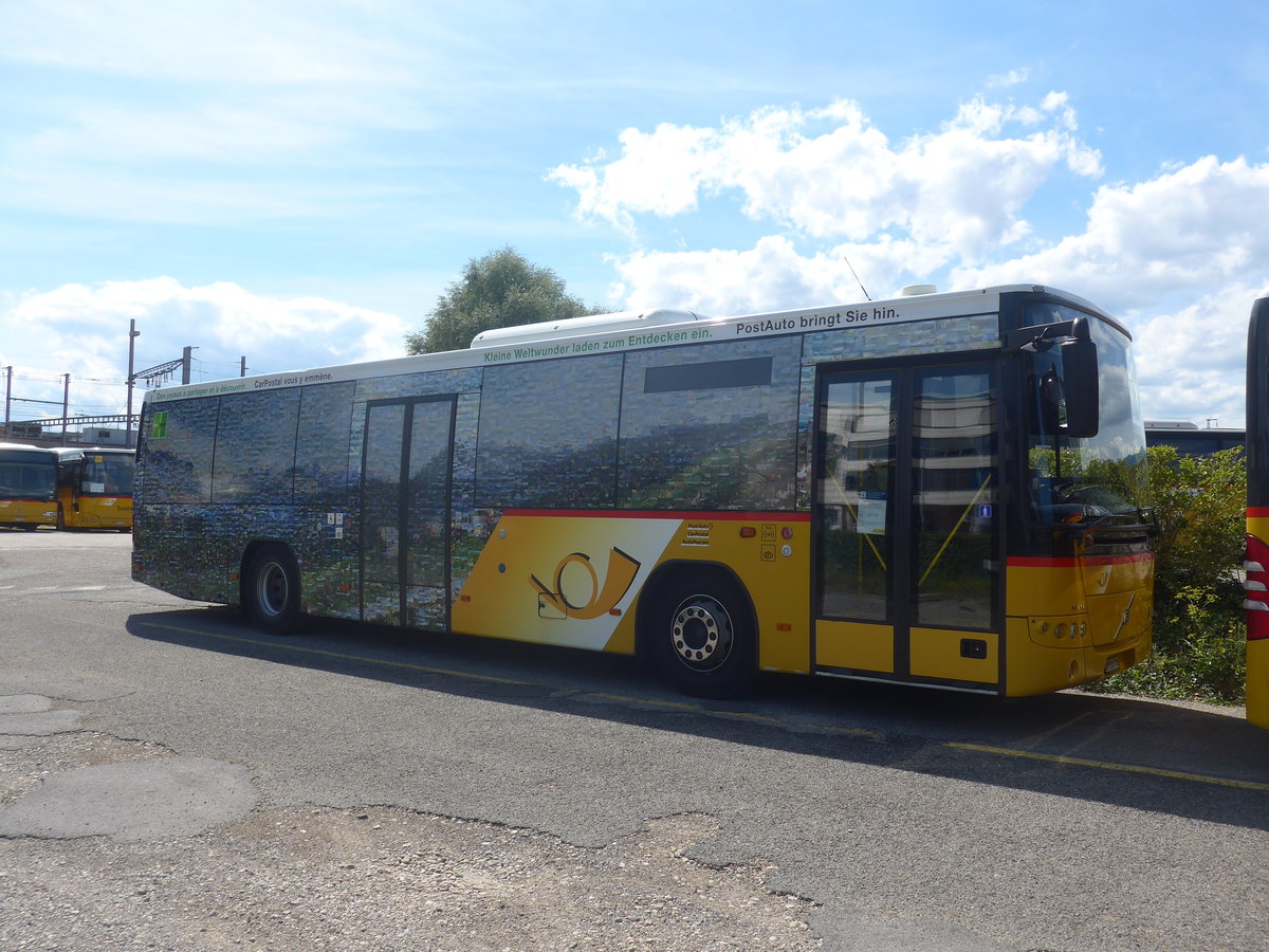 (219'064) - CarPostal Ouest - VD 124'774 - Volvo am 25. Juli 2020 in Yverdon, Garage