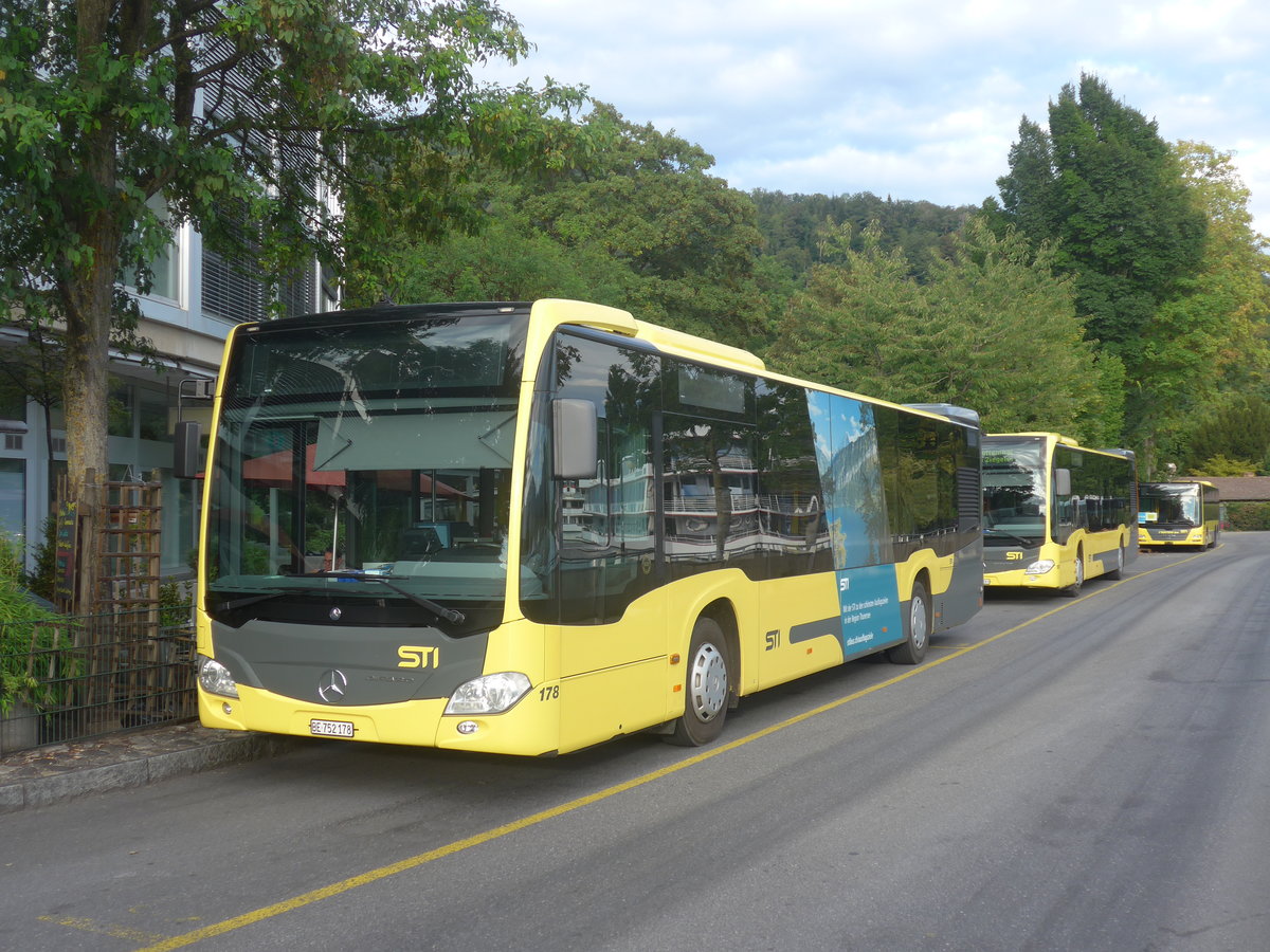 (220'164) - STI Thun - Nr. 178/BE 752'178 - Mercedes am 25. August 2020 bei der Schifflndte Thun