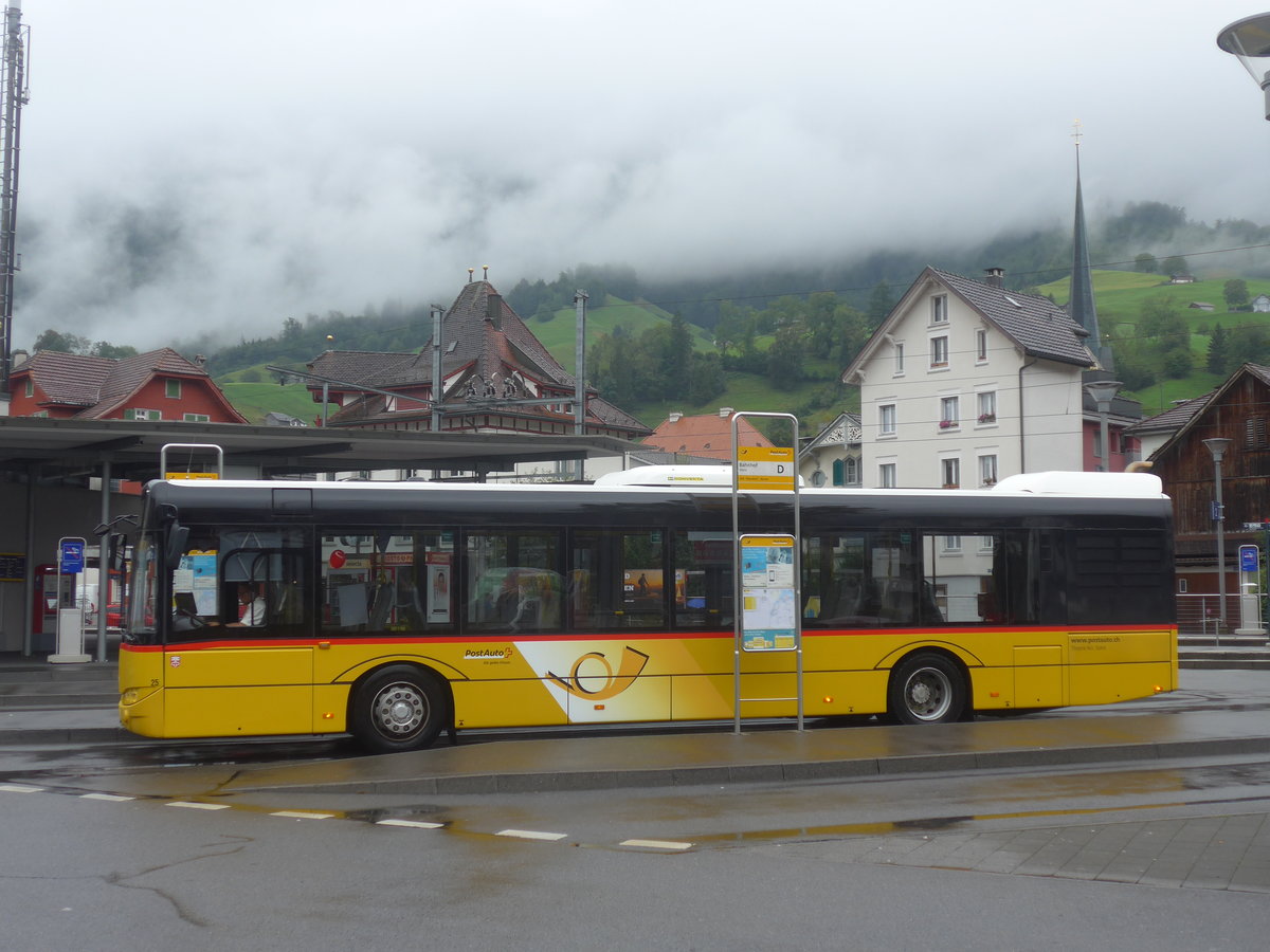 (220'212) - Thepra, Stans - Nr. 25/NW 5017 - Solaris am 29. August 2020 beim Bahnhof Stans