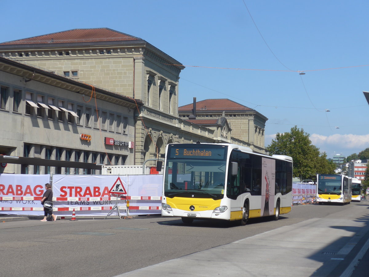 (220'666) - VBSH Schaffhausen - Nr. 2/SH 38'002 - Mercedes am 12. September 2020 beim Bahnhof Schaffhausen