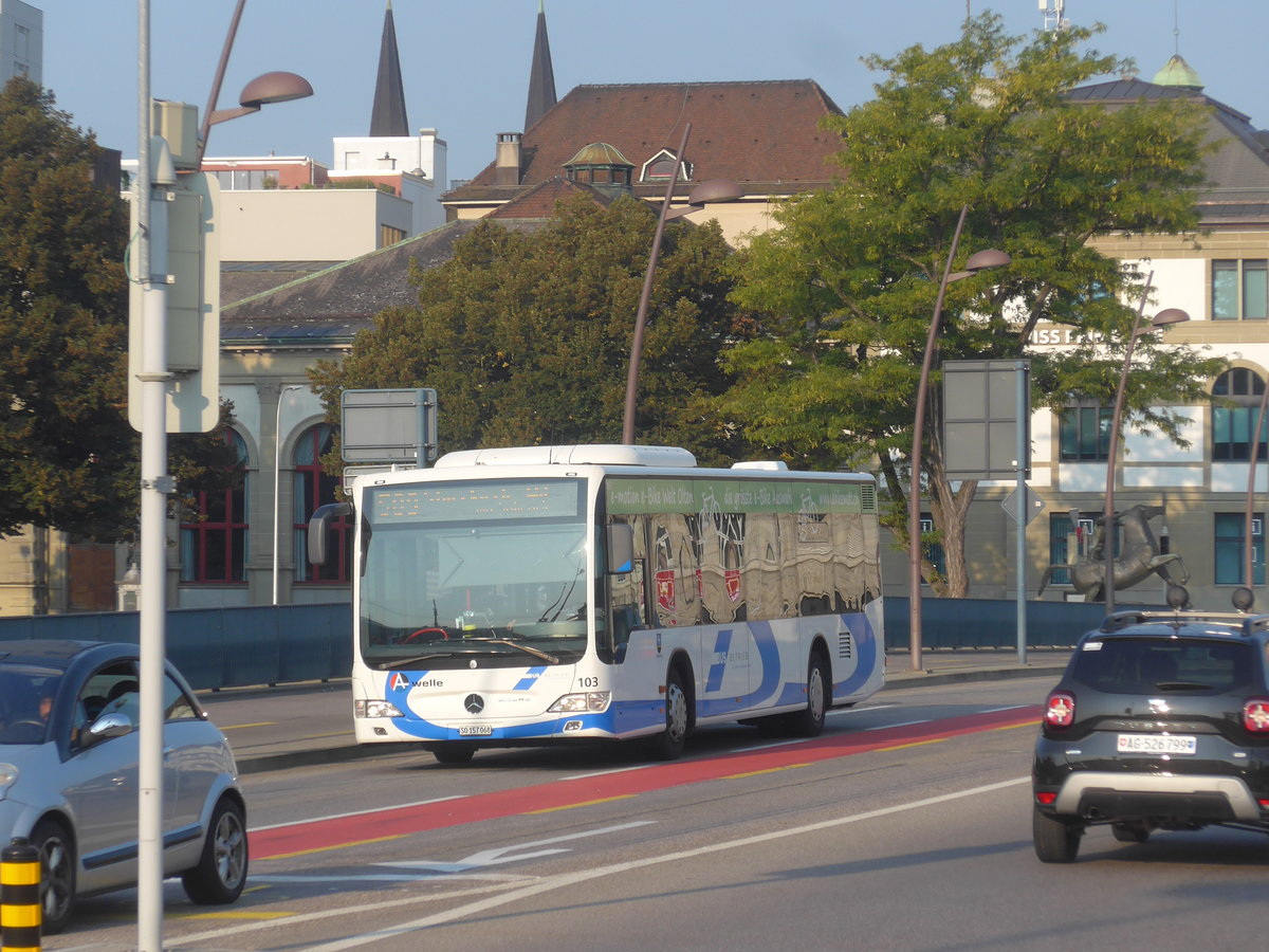 (220'709) - BOGG Wangen b.O. - Nr. 103/SO 157'068 - Mercedes am 13. September 2020 beim Bahnhof Olten