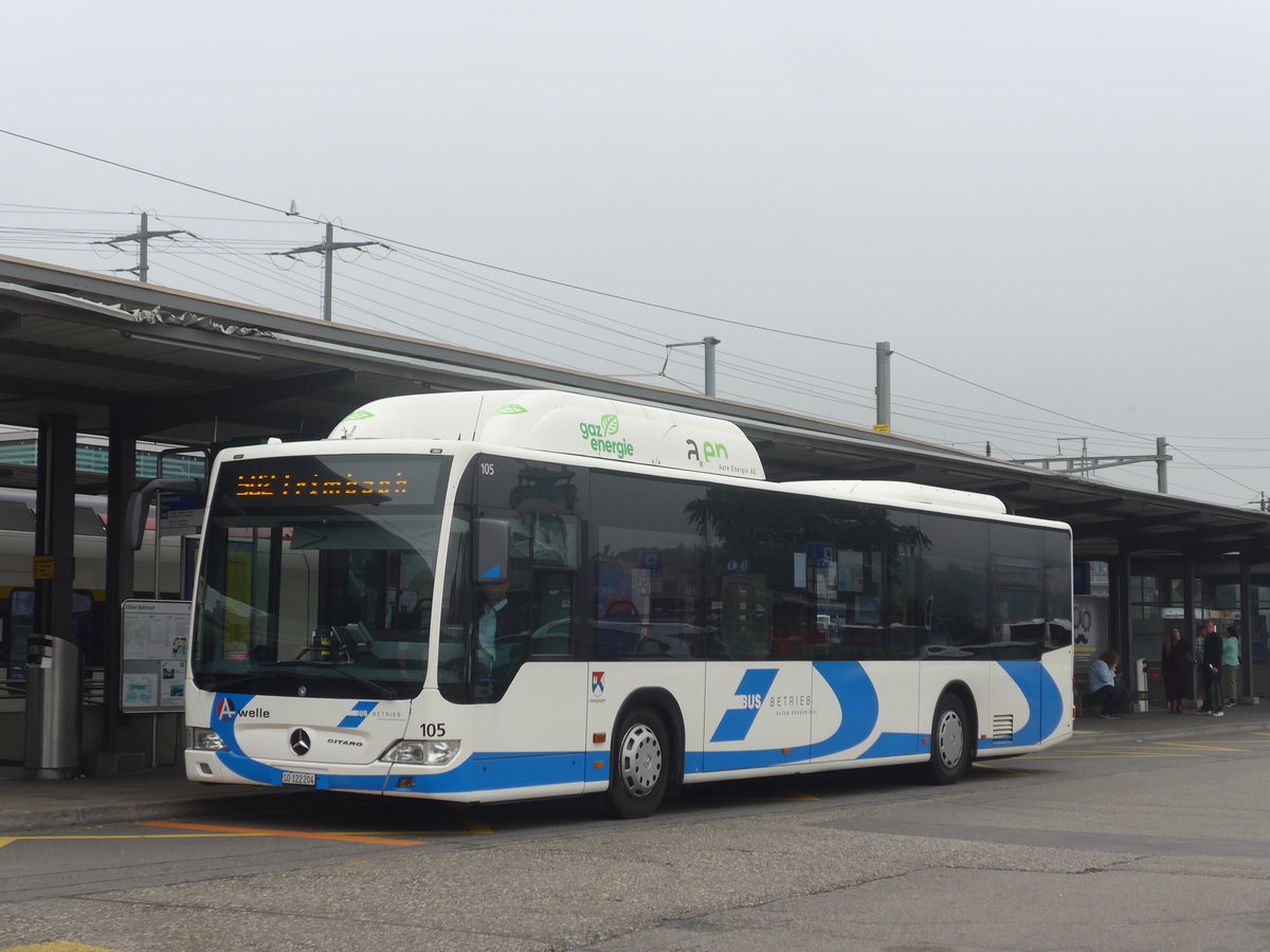 (220'821) - BOGG Wangen b.O. - Nr. 105/SO 122'204 - Mercedes am 20. September 2020 beim Bahnhof Olten