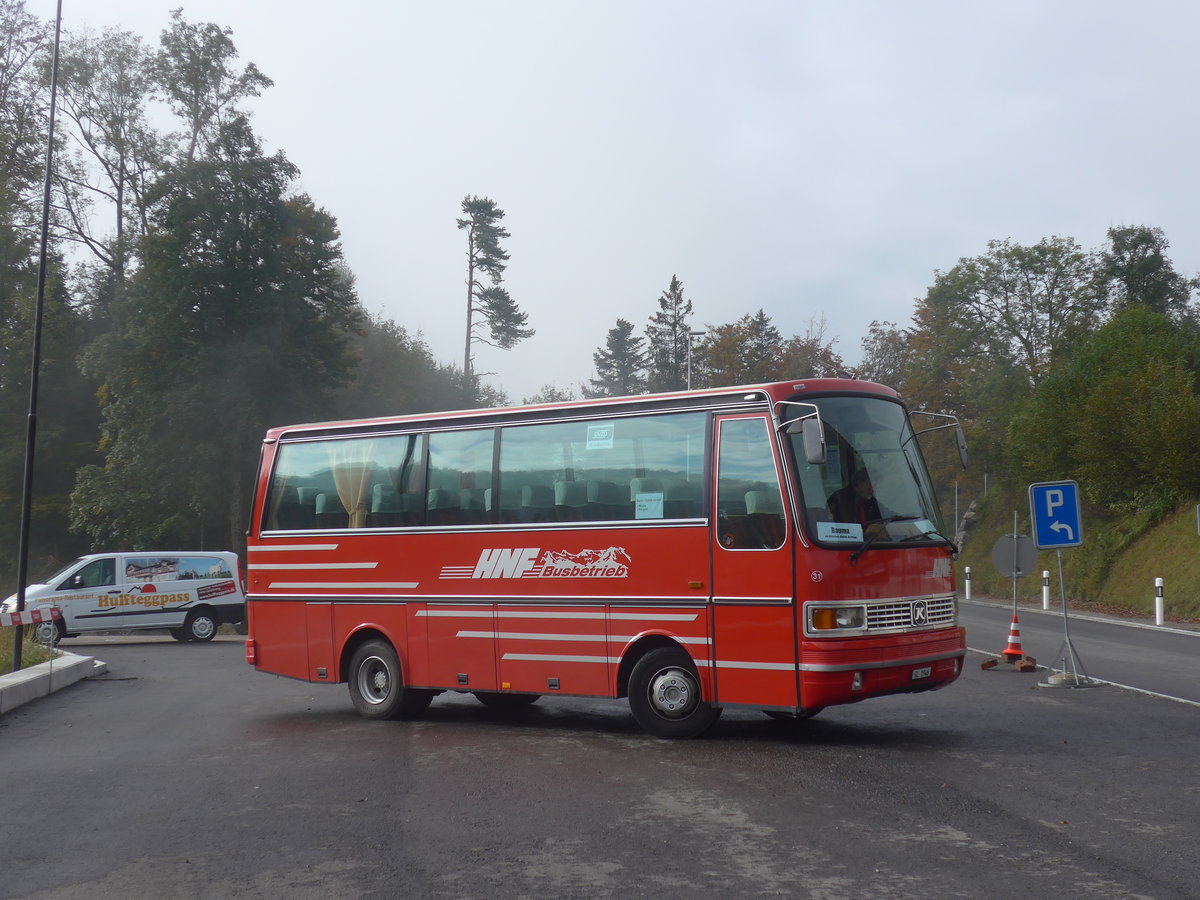 (221'820) - Biegger, Uster - Nr. 31/GL 1946 - Setra (ex AFA Adelboden Nr. 31; ex AFA Adelboden Nr. 10; ex Frhlich, Zrich) am 12. Oktober 2020 in Mhlrti, Hulftegg