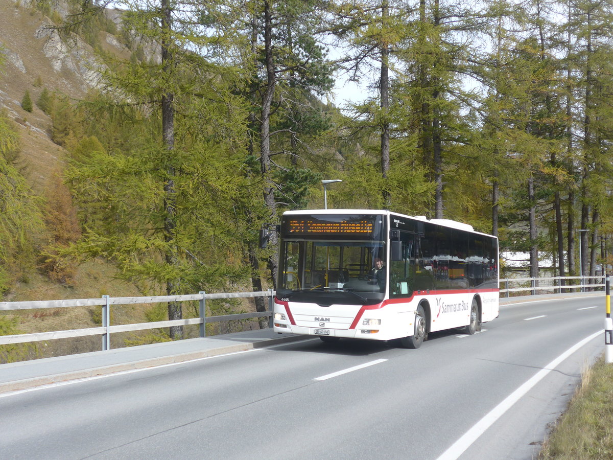 (222'145) - Jenal, Samnaun - GR 69'106 - MAN/G�ppel (ex Zegg, Samnaun) am 20. Oktober 2020 in Samnaun, Talstrasse