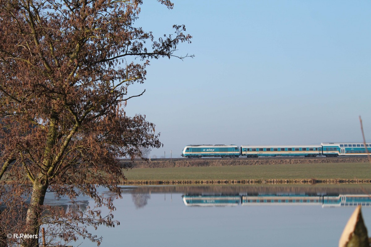 223 063 zieht den ALX84109 Hof - M�nchen bei Oberteich. 18.03.16