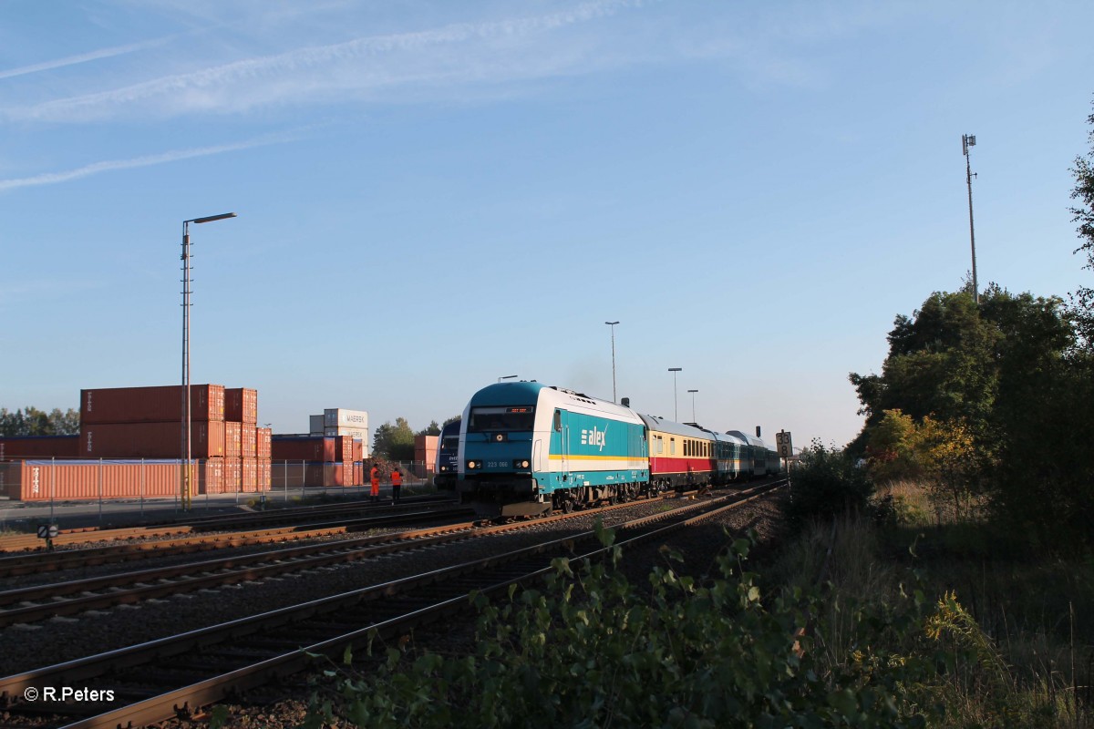 223 066 mit ALX84110 M�nchen - Hof in Wiesau. 24.09.13