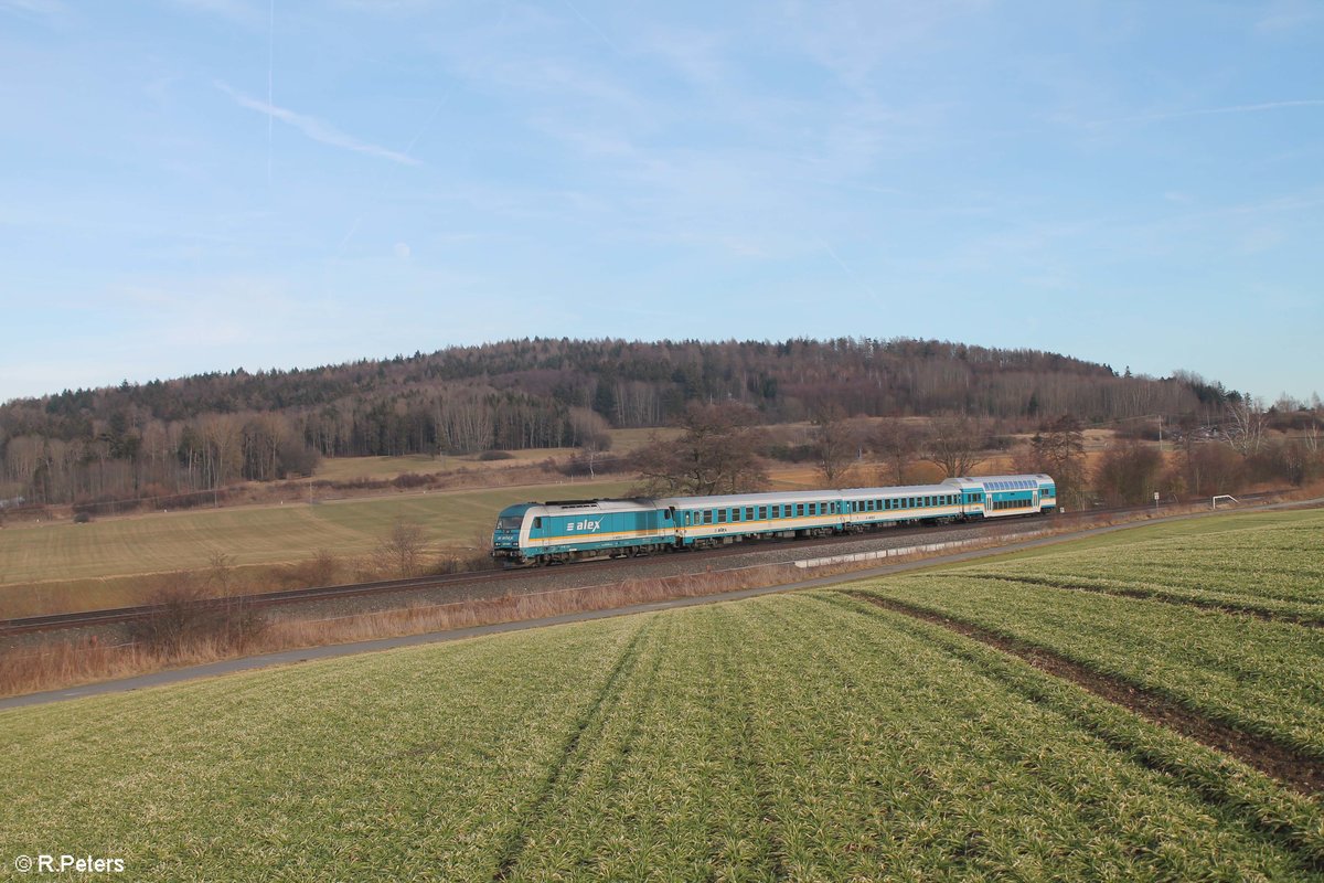 223 068 mit dem ALX79859 M�nchen - Hof bei Lengenfeld. 17.02.19