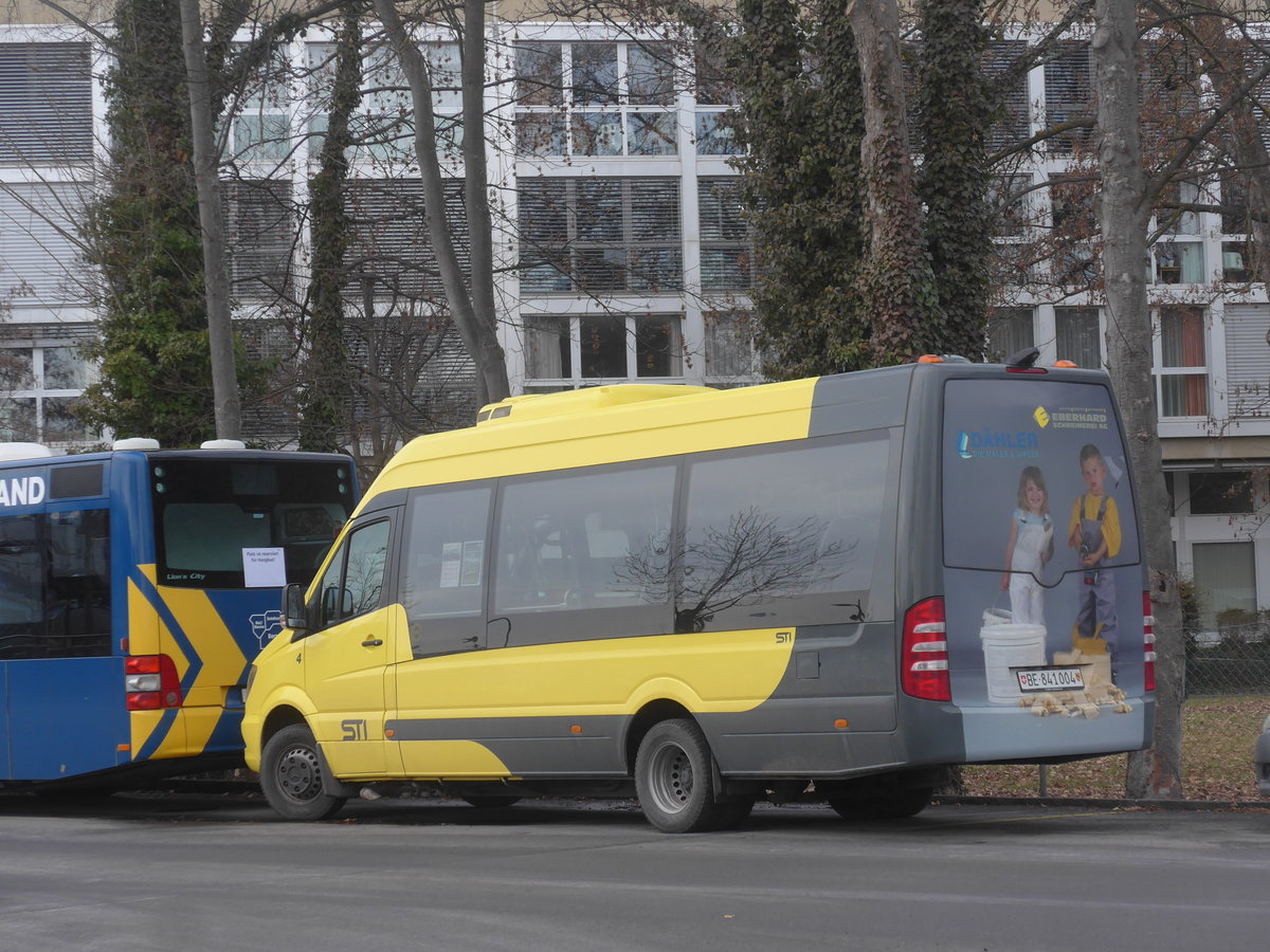 (223'183) - STI Thun - Nr. 4/BE 841'004 - Mercedes am 31. Dezember 2020 bei der Schifflndte Thun