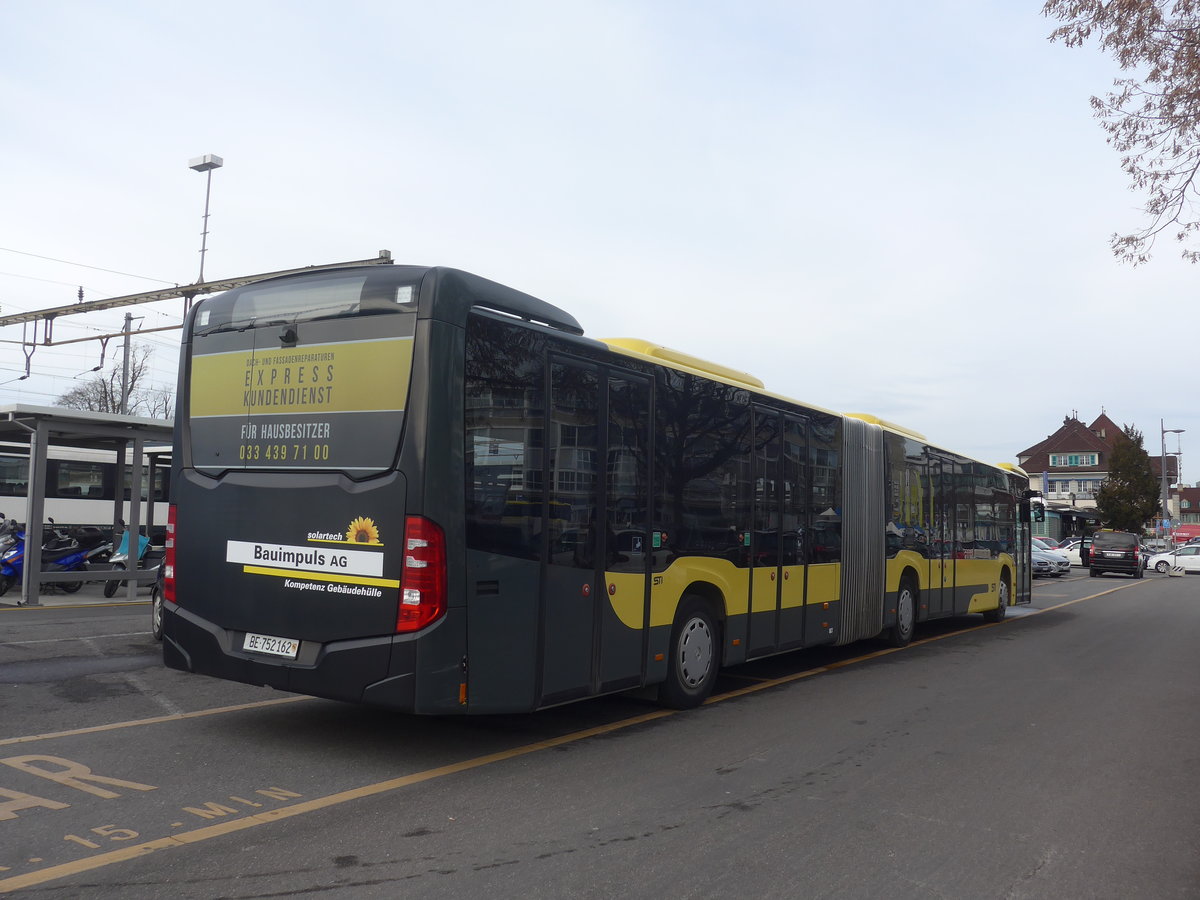 (223'594) - STI Thun - Nr. 162/BE 752'162 - Mercedes am 18. Februar 2021 in Tun, CarTerminal