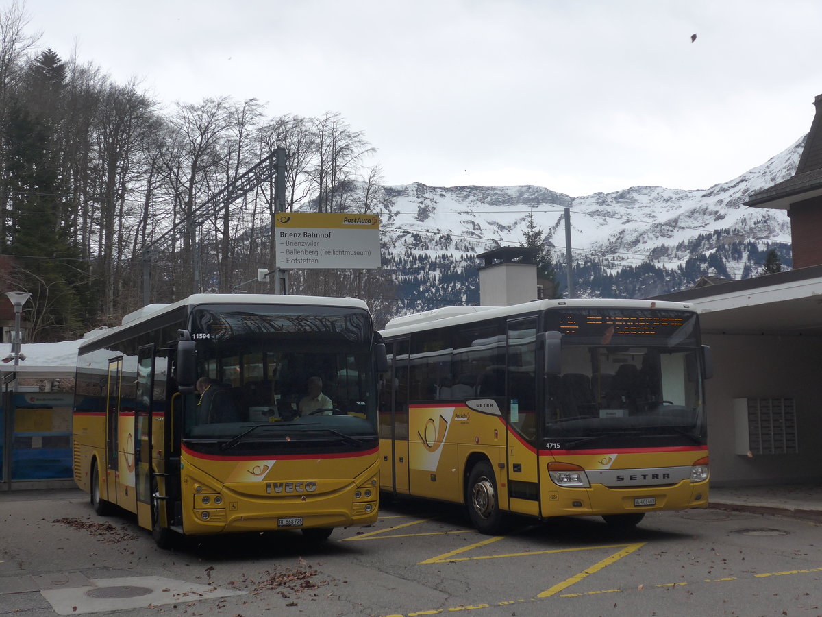 (224'093) - Flck, Brienz - Nr. 25/BE 868'725 - Iveco am 13. Mrz 2021 auf dem Brnigpass