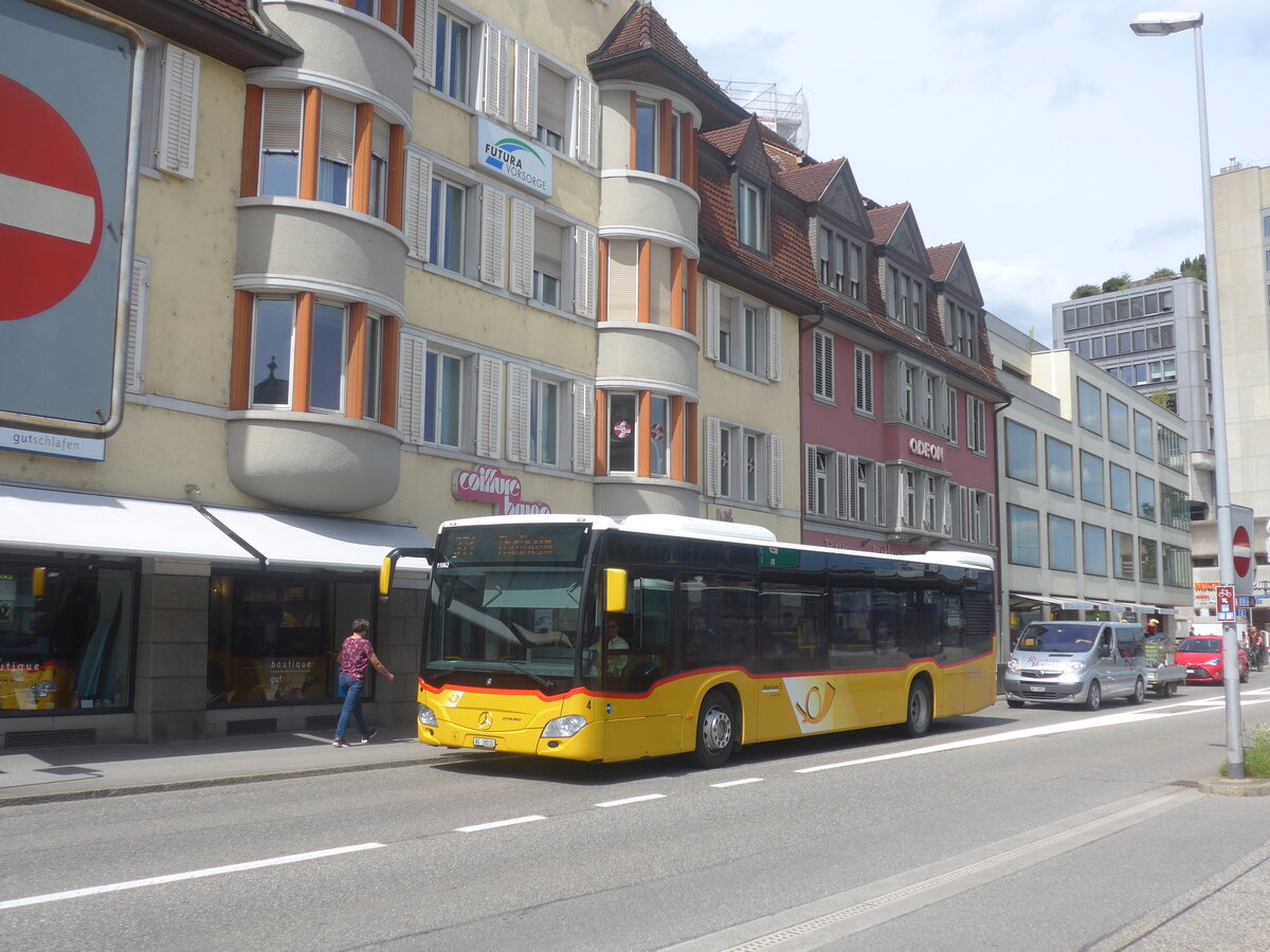 (227'162) - Keller, Hottwil - Nr. 4/AG 18'010 - Mercedes am 9. August 2021 beim Bahnhof Brugg