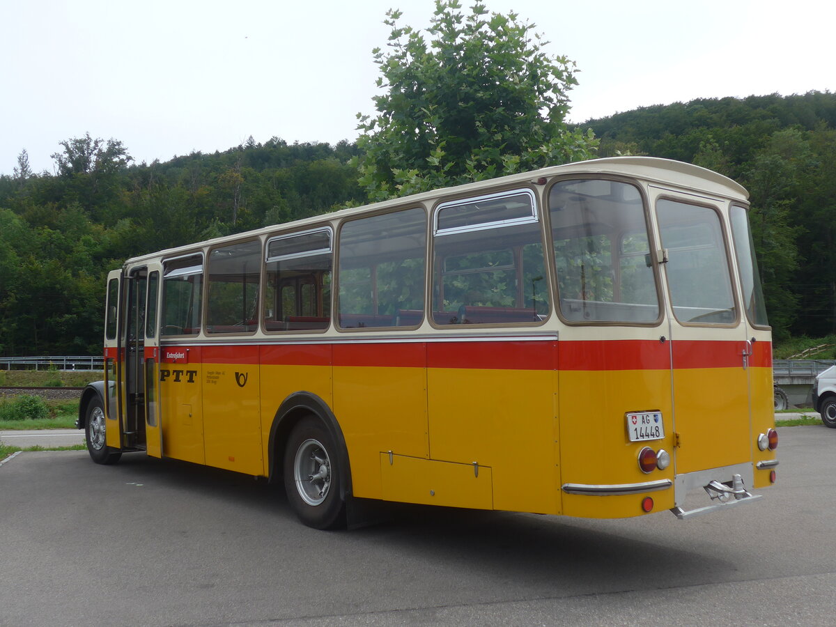 (227'173) - Voegtlin-Meyer, Brugg - Nr. 8/AG 14'448 - Berna/R&J (ex P 23'700; ex Schenk, Triengen; ex AGS Schftland) am 9. August 2021 in Brugg, Garage