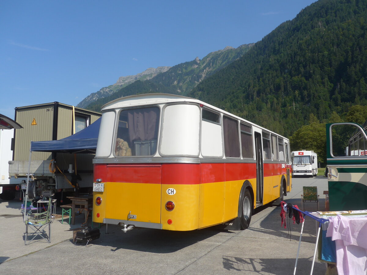 (227'478) - Trb, Oberrieden - Nr. 12/ZH 69'651 - FBW/R&J (ex Ryffel, Uster Nr. 12) am 21. August 2021 in Interlaken, Flugplatz