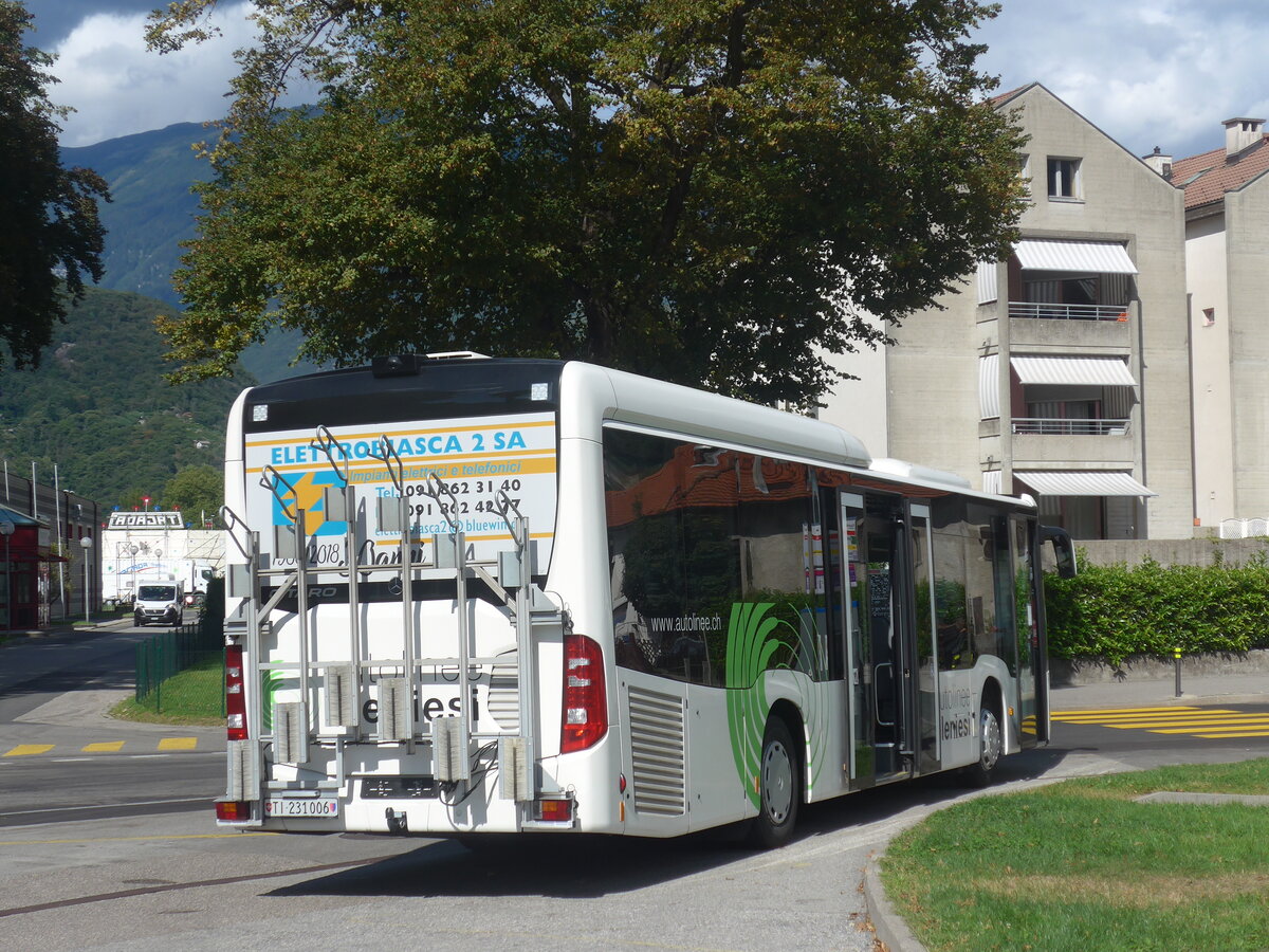 (227'707) - ABl Biasca - Nr. 6/TI 231'006 - Mercedes am 30. August 2021 in Bellinzona, Postgarage