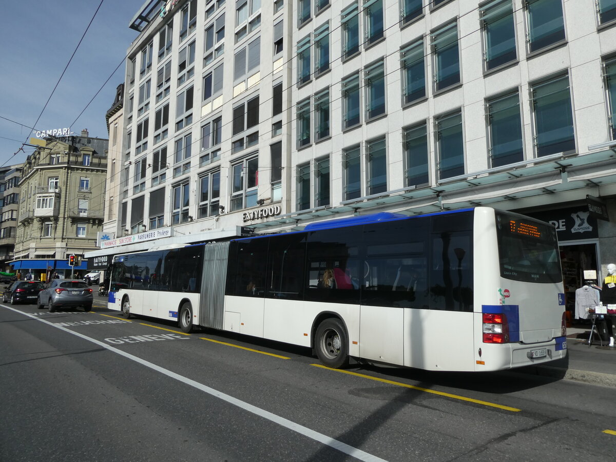 (228'903) - TL Lausanne - Nr. 658/VD 1653 - MAN am 11. Oktober 2021 in Lausanne, Bel-Air