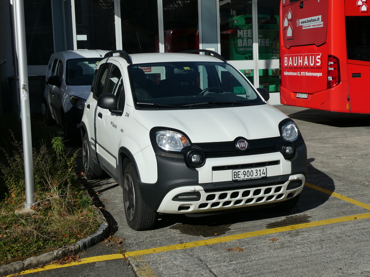 (230'067) - STI Thun - Nr. 314/BE 900'314 - Fiat am 7. November 2021 in Thun, Garage