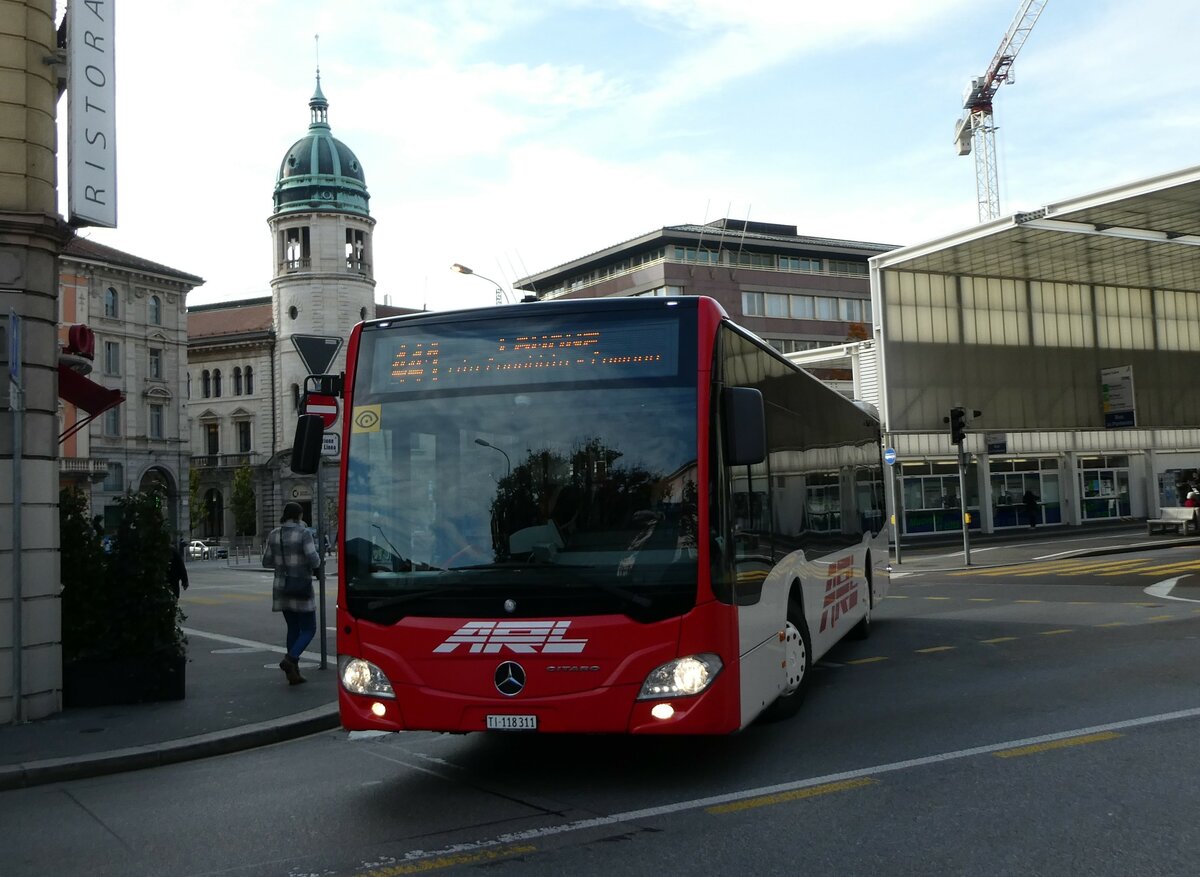 (230'341) - ARL Viganello - Nr. 11/TI 118'311 - Mercedes am 10. November 2021 in Lugano, Centro