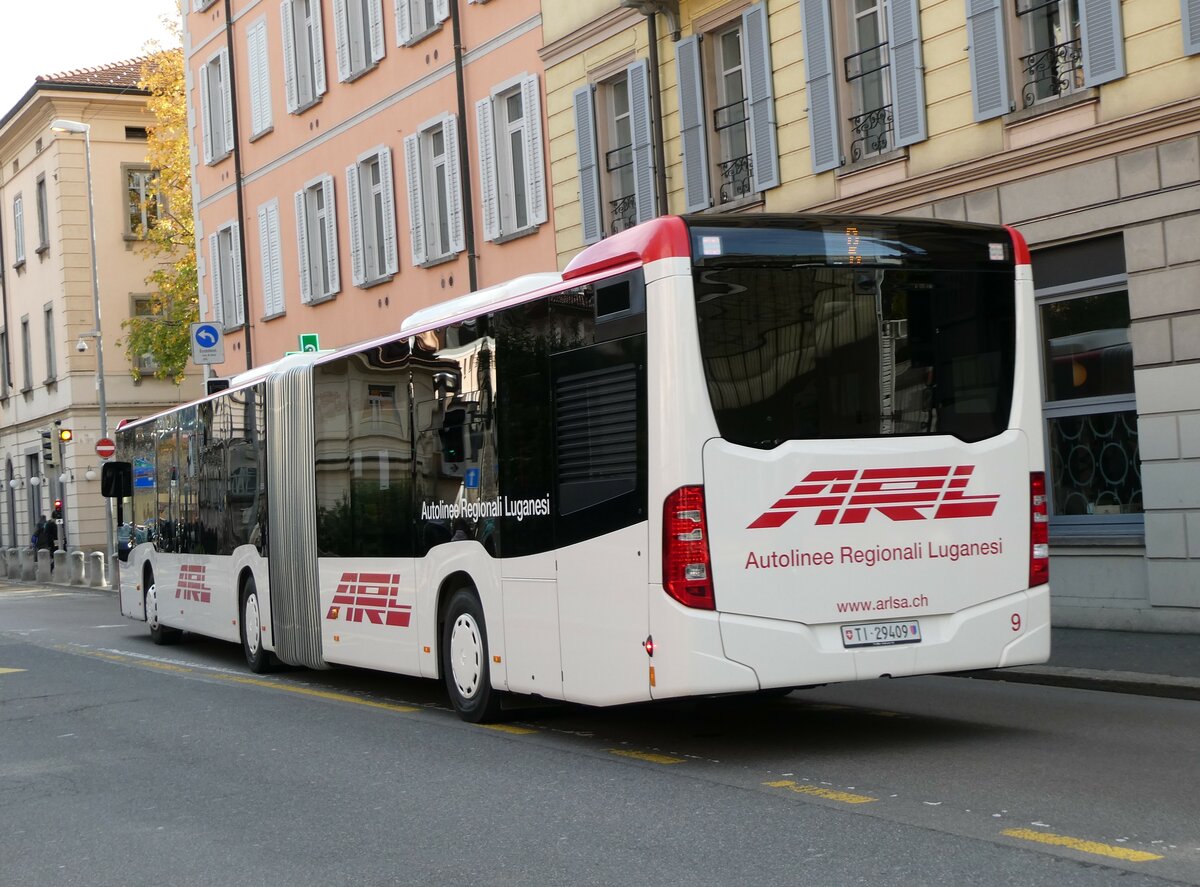 (230'387) - ARL Viganello - Nr. 9/TI 29'409 - Mercedes am 10. November 2021 in Lugano, Centro