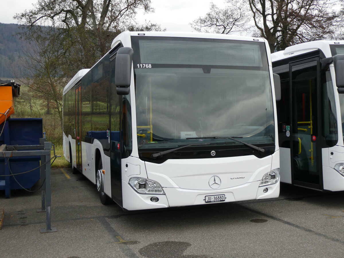 (230'616) - TSPG Saignelgier - JU 36'880 - Mercedes am 13. November 2021 in Develier, PostgarageParkplatz