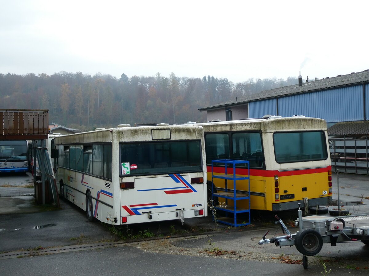 (230'757) - TPN Nyon (Rtrobus) - Mercedes am 14. November 2021 in Faoug, Carrosserie Etter