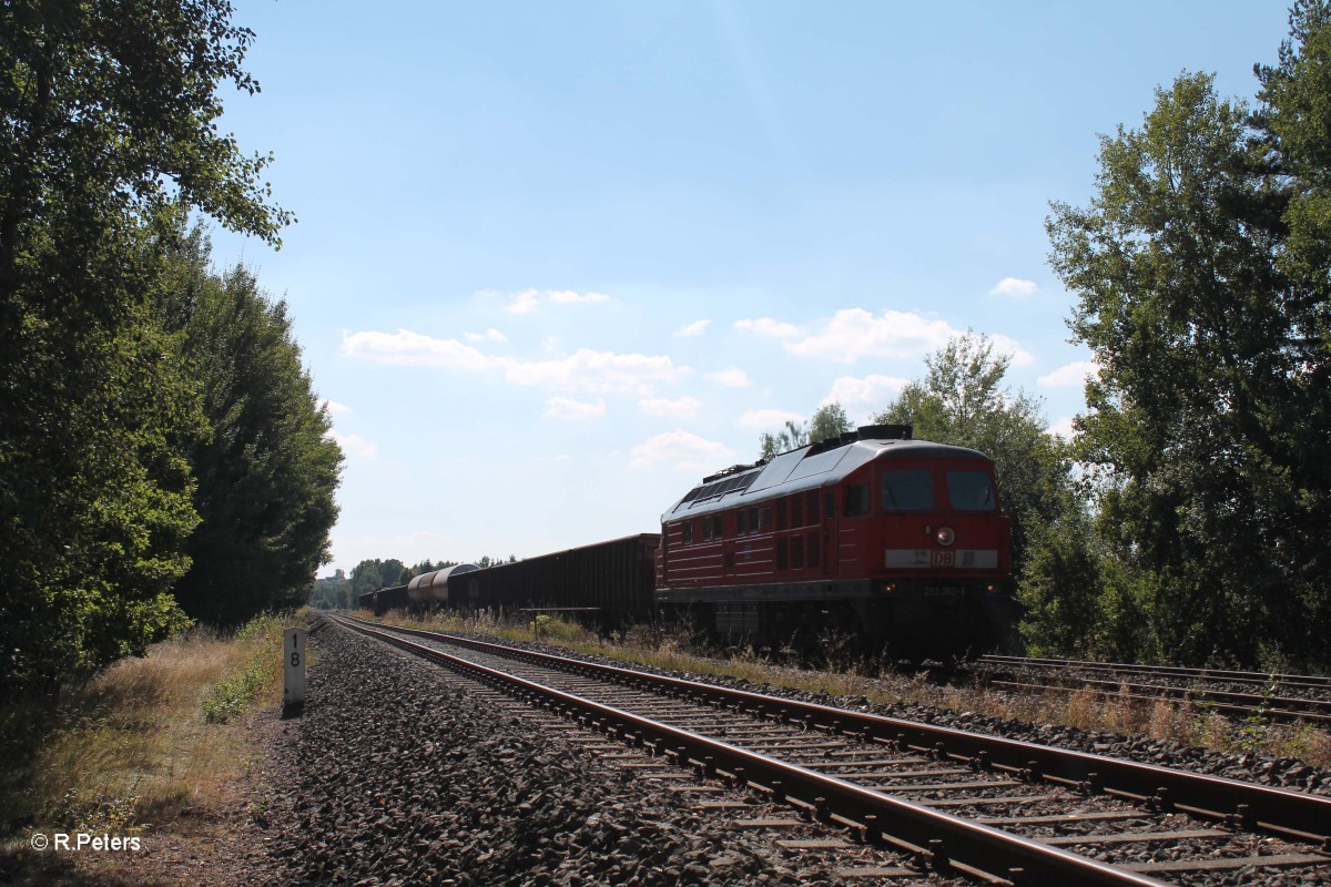 232 262-6 mit dem 45365 N�rnberg - Cheb bei Sch�nfeld. 05.09.13