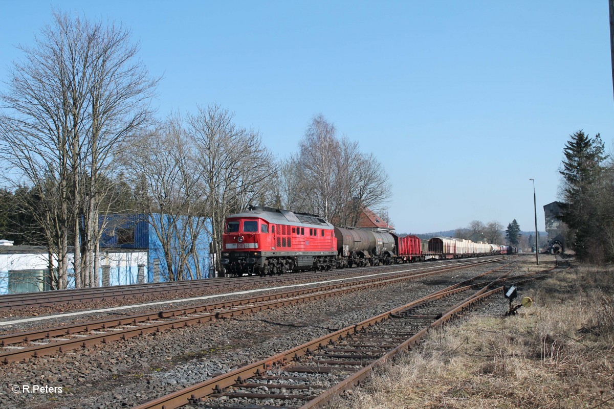 232 330-1 mit dem Frankenwald-Umleiter 51722 N�rnberg - Leipzig Engelsdorf in Pechbrunn. 17.03.16