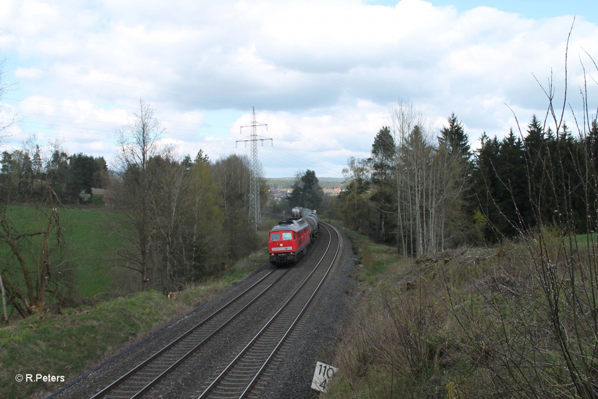 232 359-0 zieht bei Ritlasreuth den Frankenwald Umleiter 51651 Leipzig - Engelsdorf - Nürnberg. 16.04.14