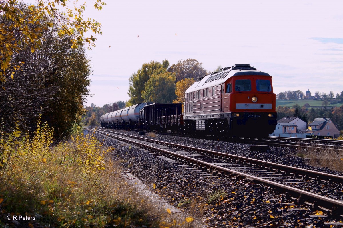 232 569-4 mit dem 45369 N�rnberg - Cheb bei Sch�nfeld. 22.10.13