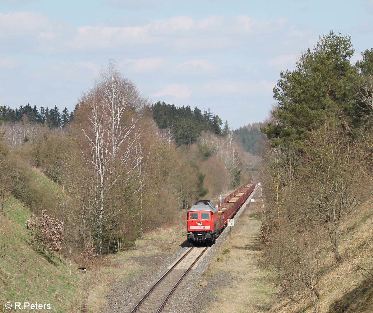 232 569 mit den 45392 Langschienen nach NNR in Seu�en. 25.04.21