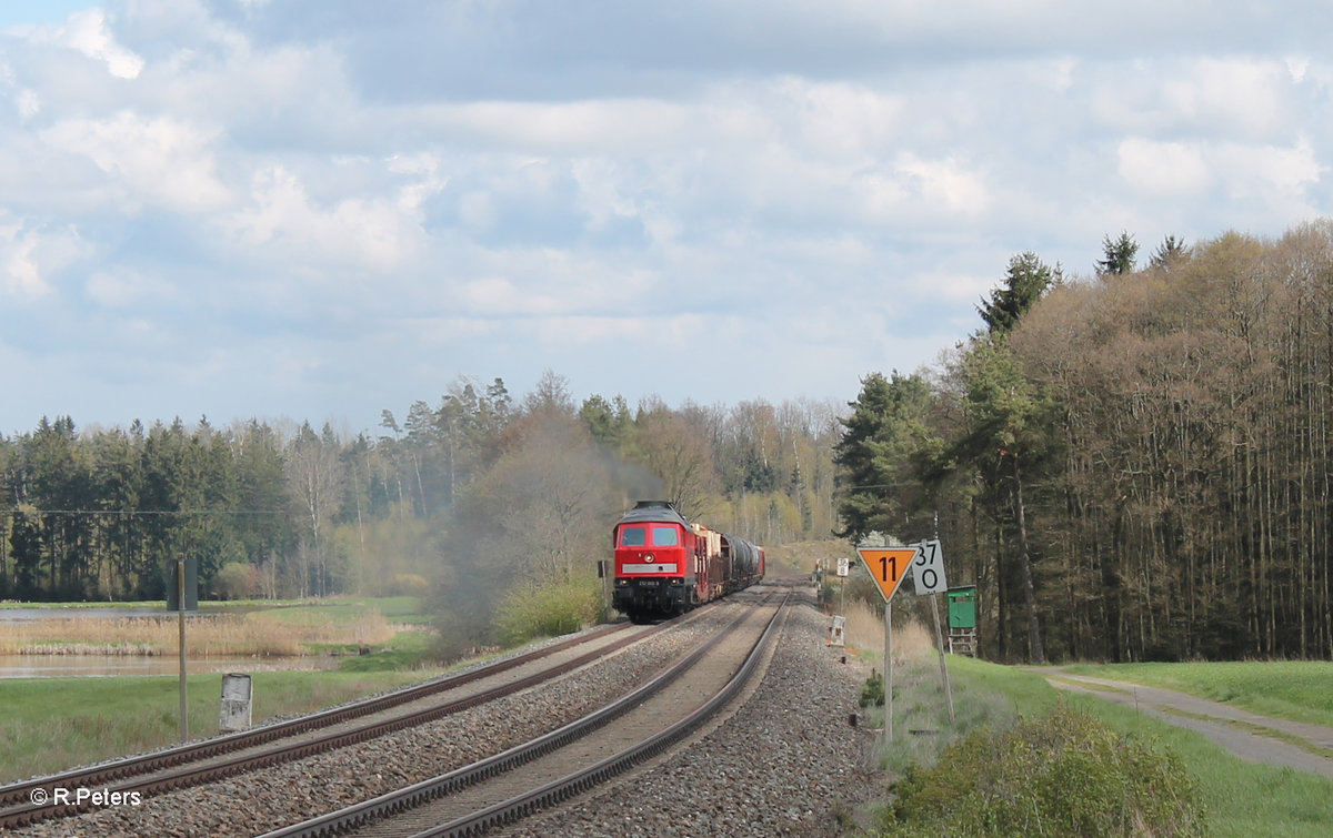 233 093 zieht bei Oberteich den 51717 Nürnberg - Seddin Frankenwald Umleiter. 24.04.16