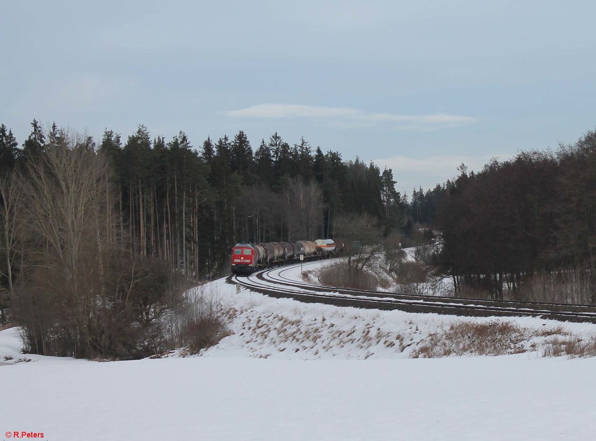 233 698 mit dem Umleiter EZ 51612 Halle - N�rnberg bei Oberteich. 22.01.21