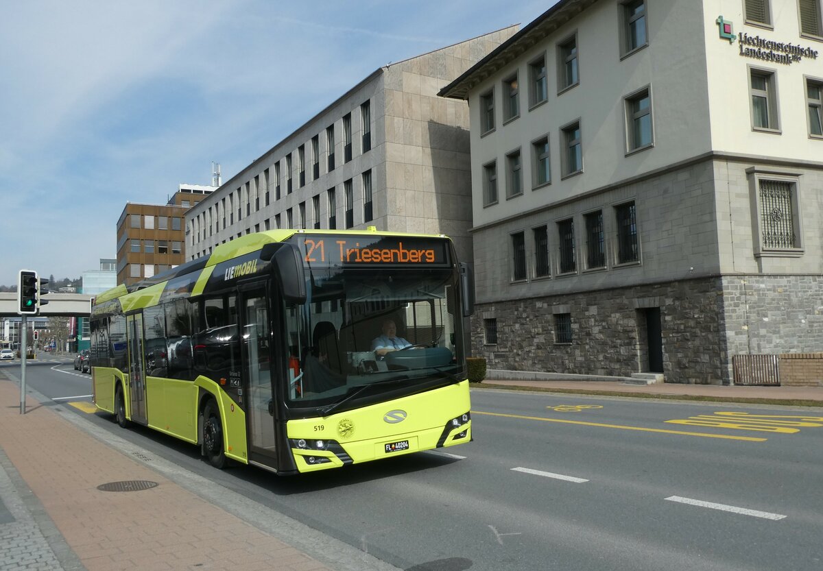 (233'546) - BOS PS Anstalt, Vaduz - Nr. 519/FL 20'204 - Solaris am 8. Mrz 2022 in Vaduz, Post