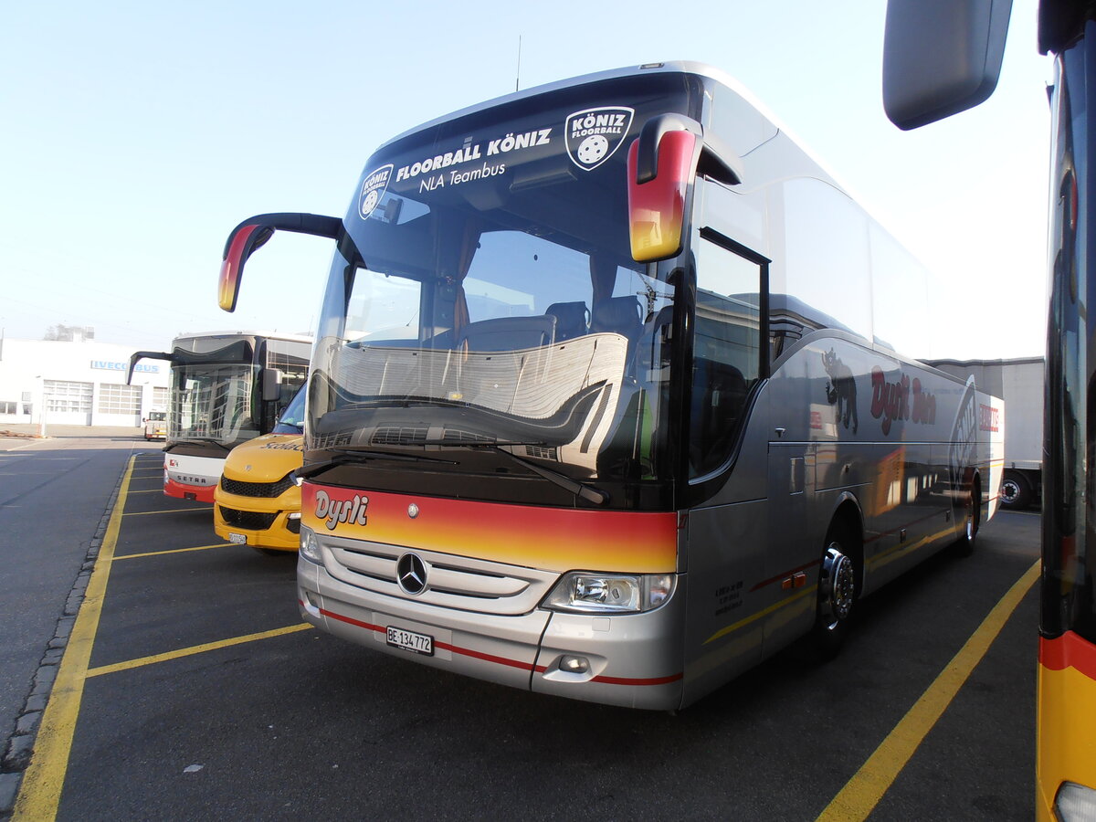 (234'108) - Dysli, Bern - Nr. 27/BE 134'772 - Mercedes am 26. Mrz 2022 in Kerzers, Interbus