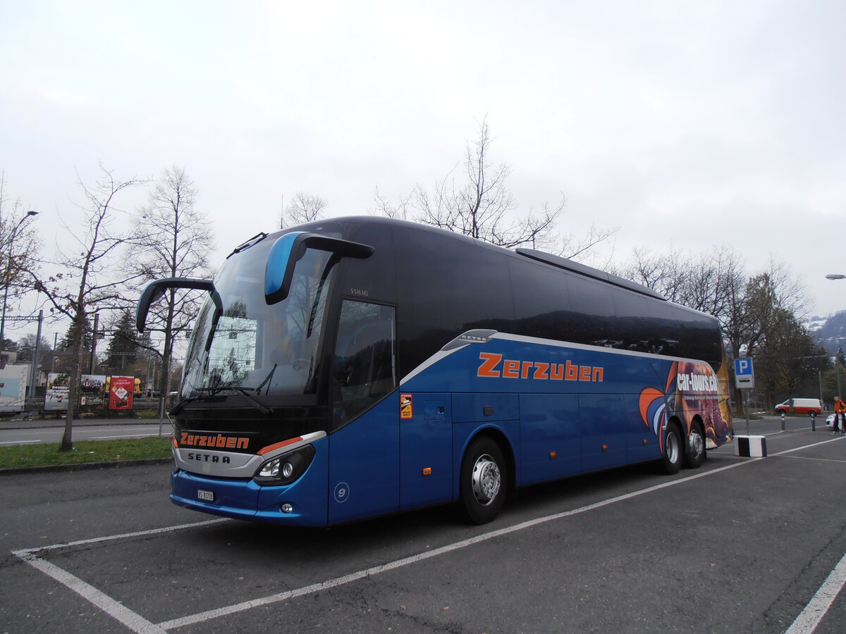 (234'202) - Zerzuben, Visp-Eyholz - Nr. 9/VS 81'718 - Setra am 4. April 2022 in Thun, Seestrasse