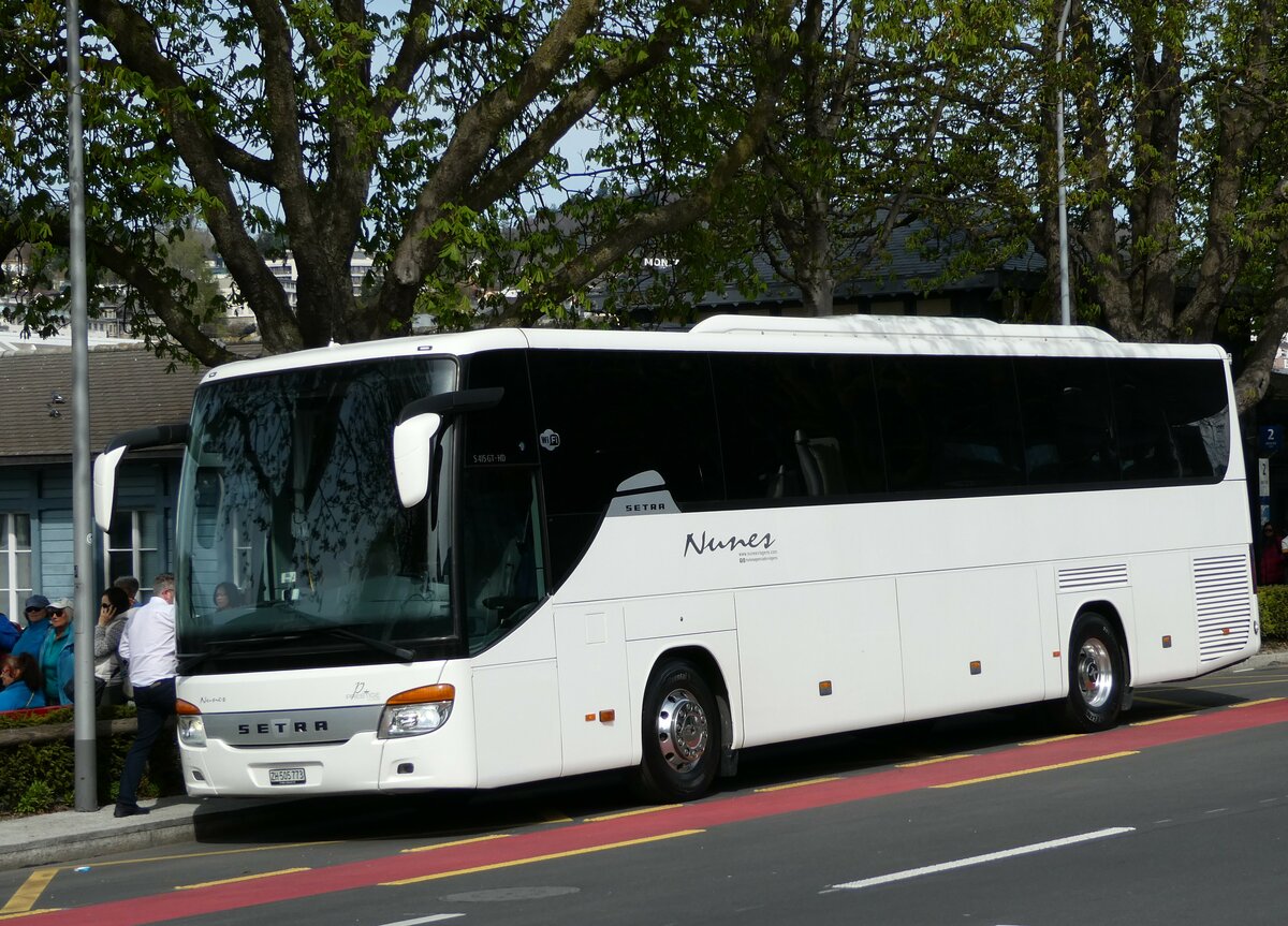 (234'482) - Nunes, Zrich - ZH 505'773 - Setra am 11. April 2022 beim Bahnhof Luzern