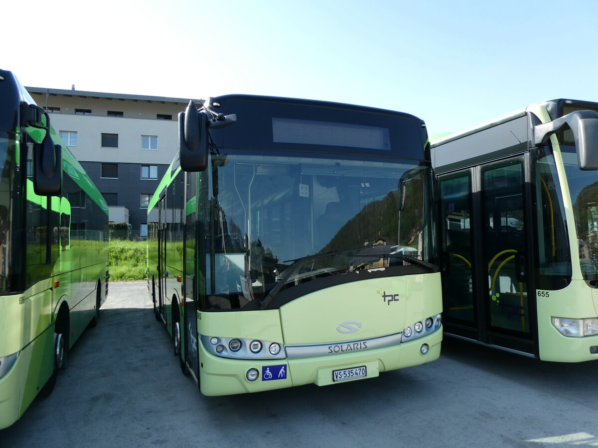 (234'554) - TPC Aigle - Nr. 685/VS 535'470 - Solaris am 15. April 2022 in Monthey, Garage