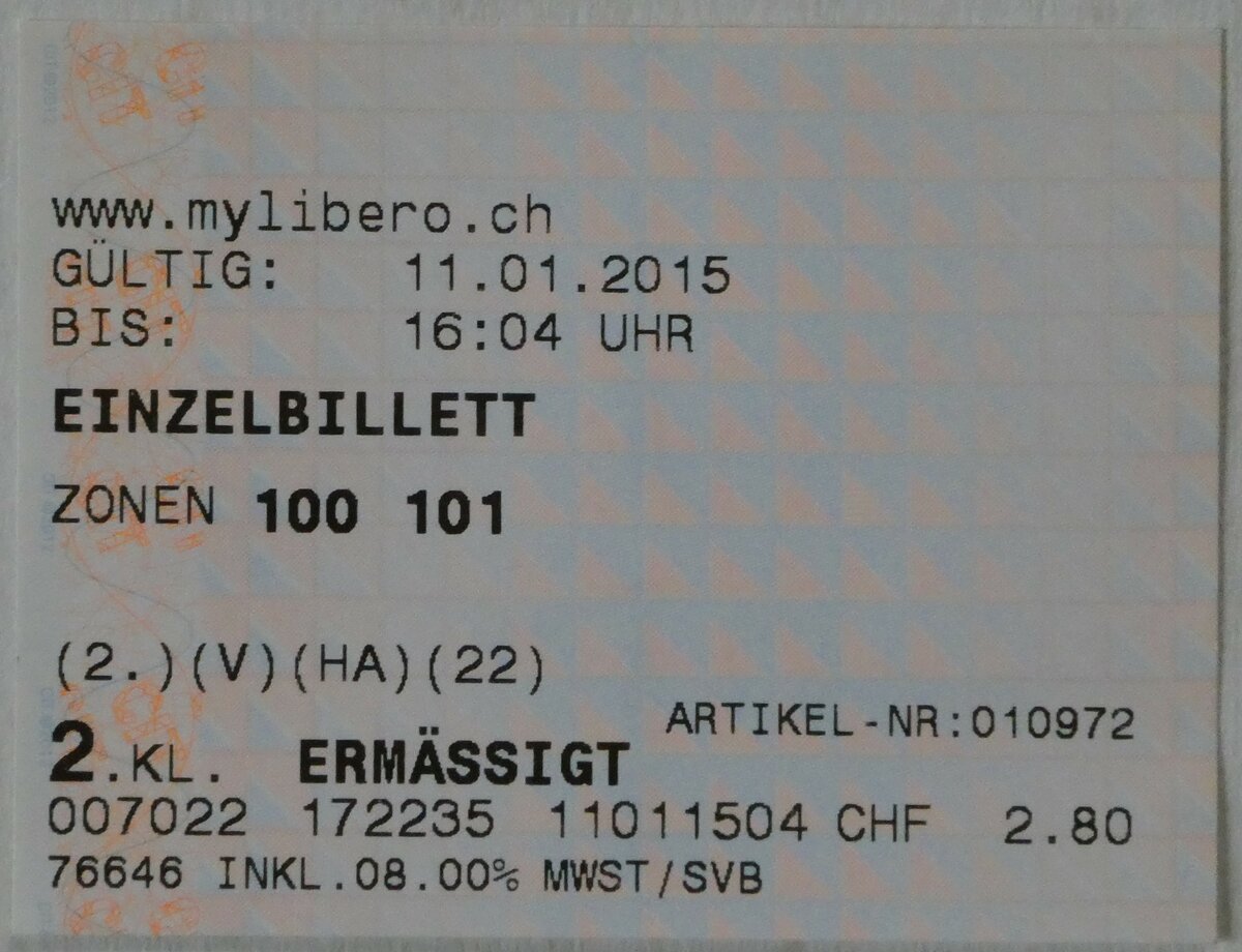 (234'897) - Bernmobil-Einzelbillet am 29. April 2022 in Thun