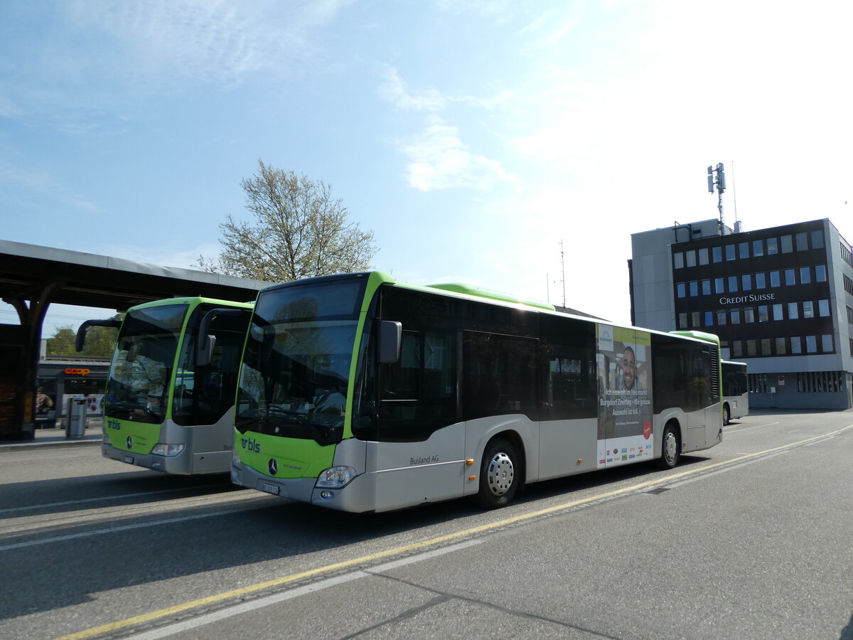 (235'096) - Busland, Burgdorf - Nr. 116/BE 828'116 - Mercedes am 4. Mai 2022 beim Bahnhof Burgdorf