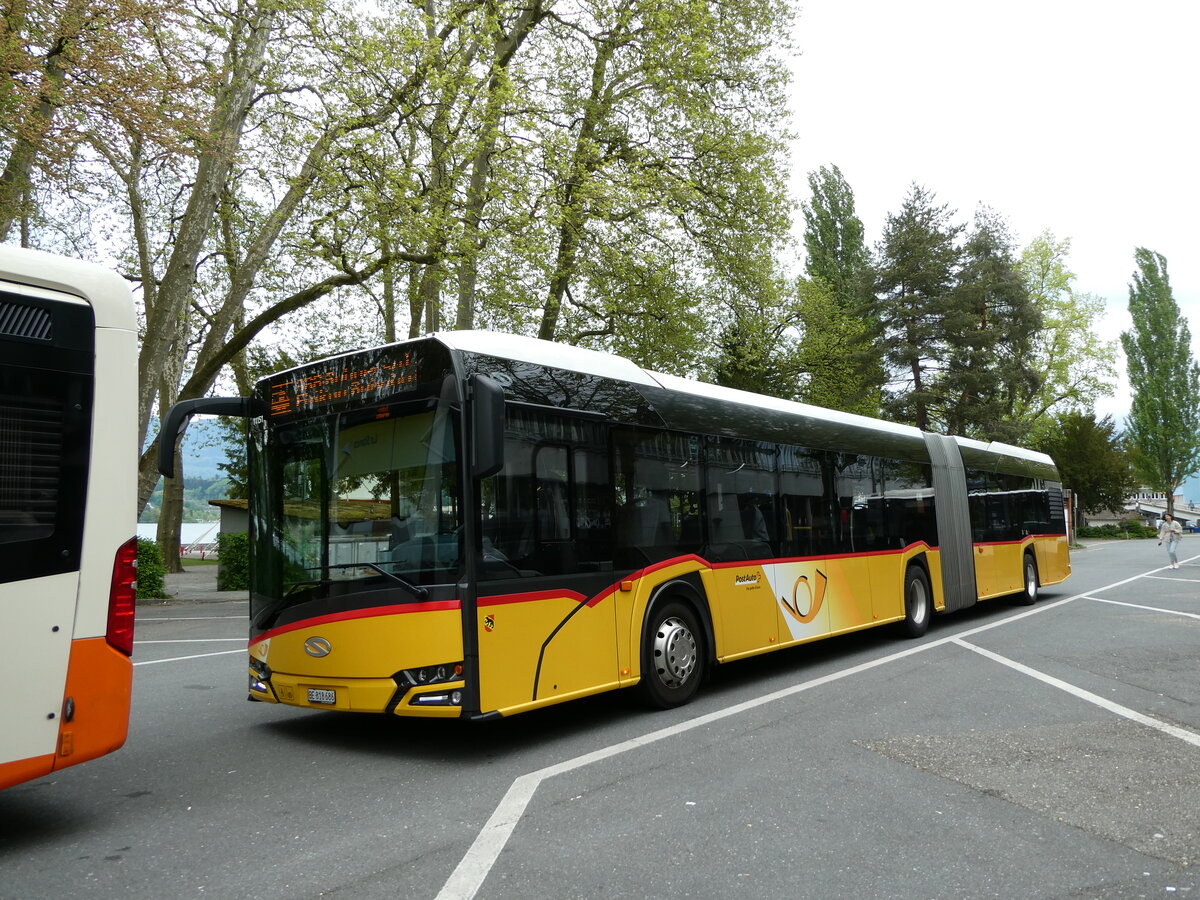 (235'216) - PostAuto Bern - Nr. 11'152/BE 818'686 - Solaris (ex Nr. 686) am 4. Mai 2022 in Luzern, Inseli-P