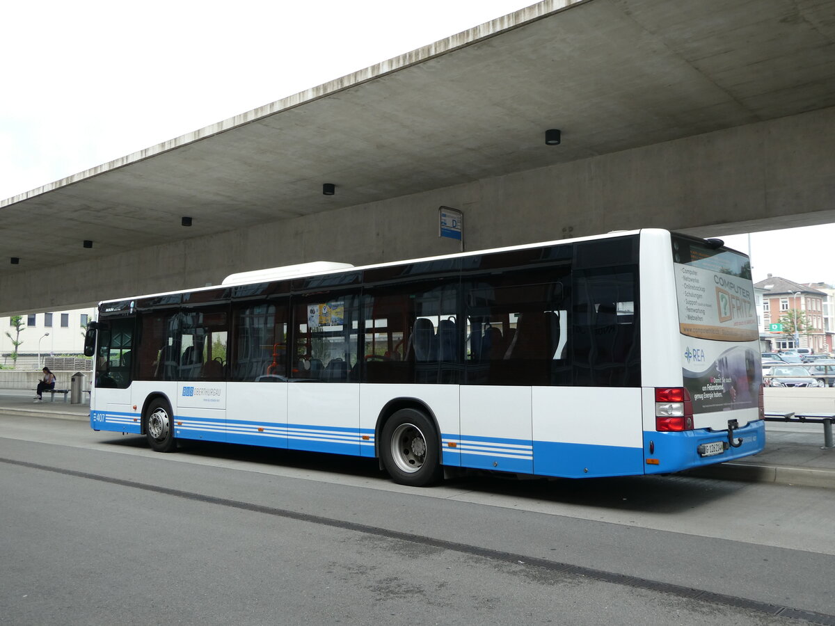 (235'995) - BOTG Amriswil - Nr. 407/TG 126'214 - MAN (ex Nr. 4) am 21. Mai 2022 in Arbon, Bushof