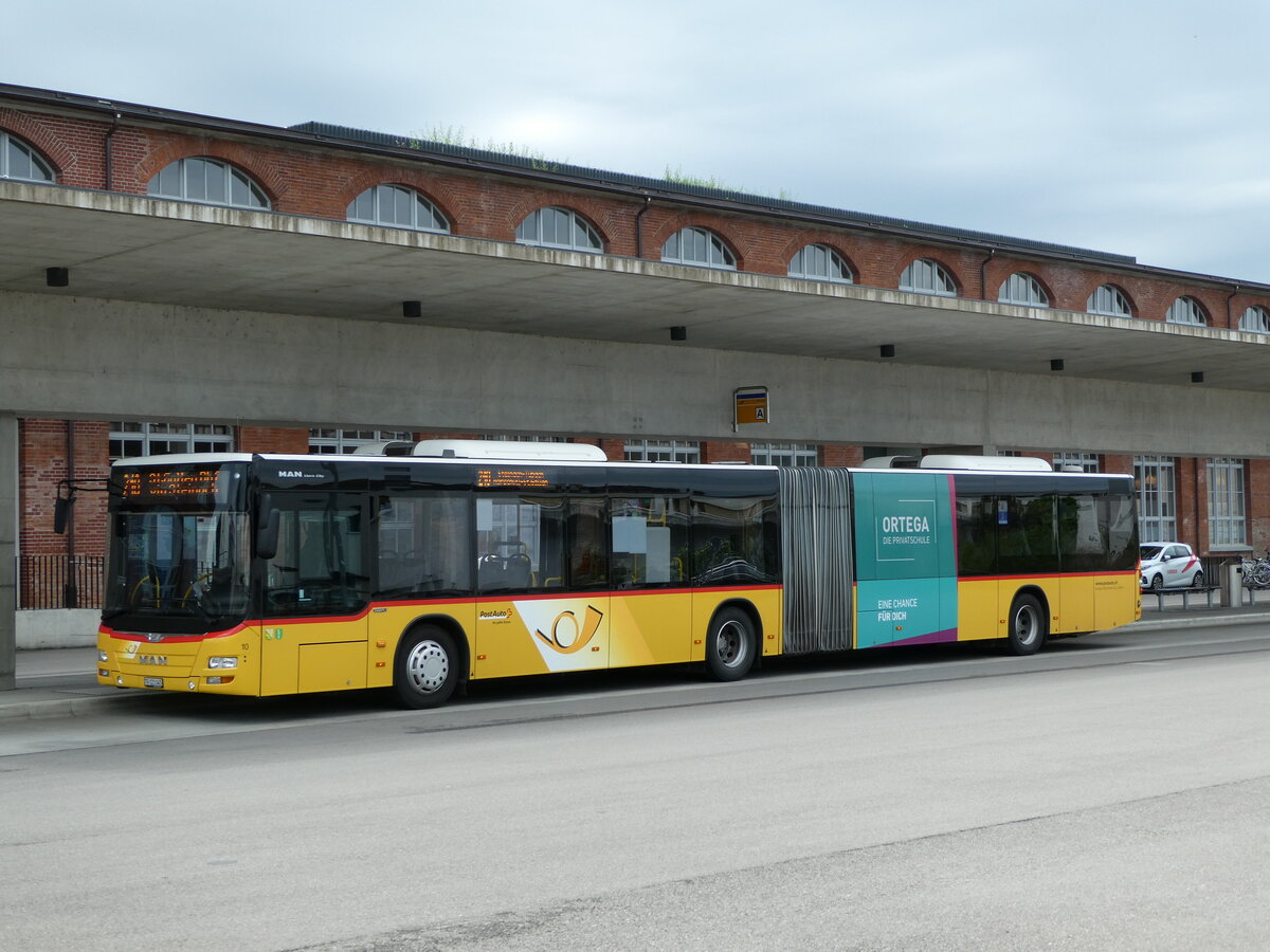 (236'006) - Eurobus, Arbon - Nr. 10/TG 121'045 - MAN am 21. Mai 2022 in Arbon, Bushof