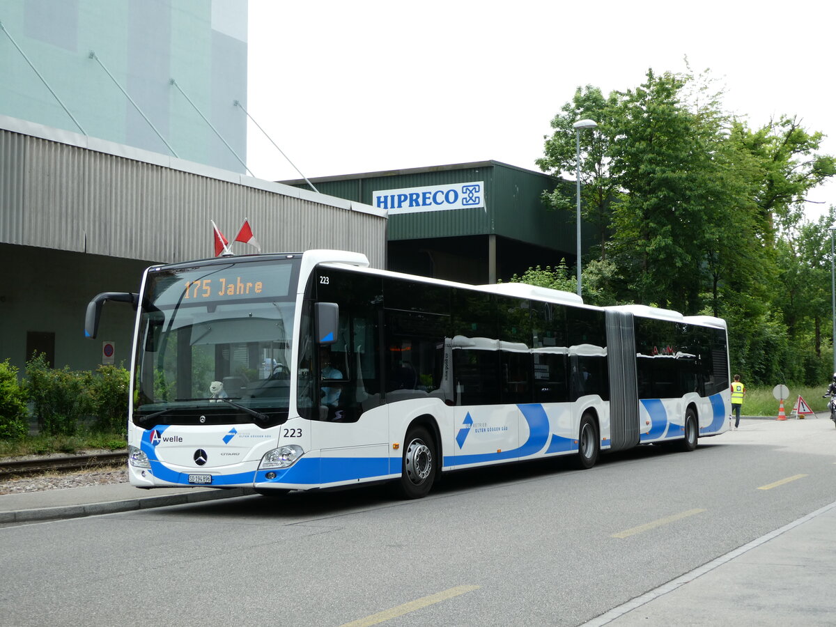 (236'144) - BOGG Wangen b.O. - Nr. 223/SO 194'896 - Mercedes am 22. Mai 2022 in Olten, Industriewerk