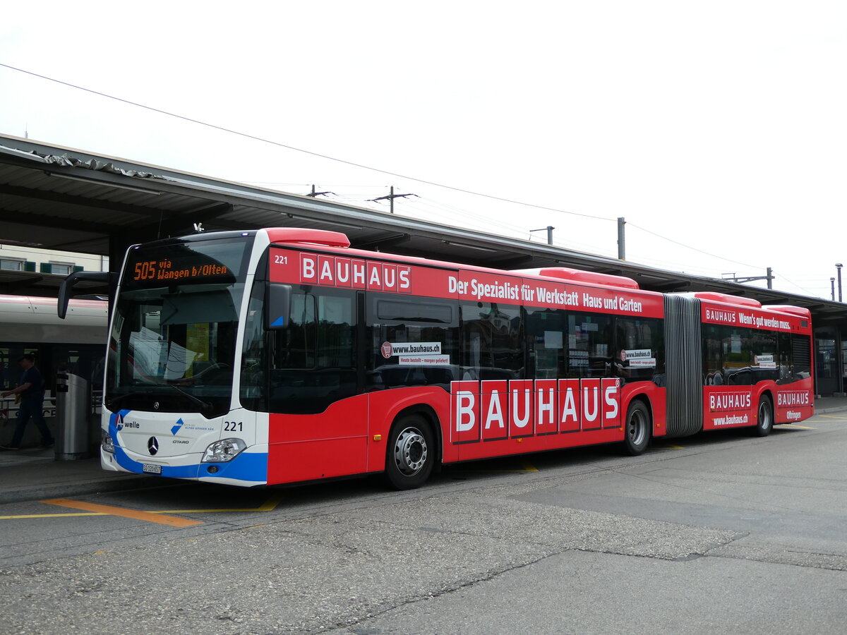 (236'179) - BOGG Wangen b.O. - Nr. 221/SO 120'657 - Mercedes am 22. Mai 2022 beim Bahnhof Olten