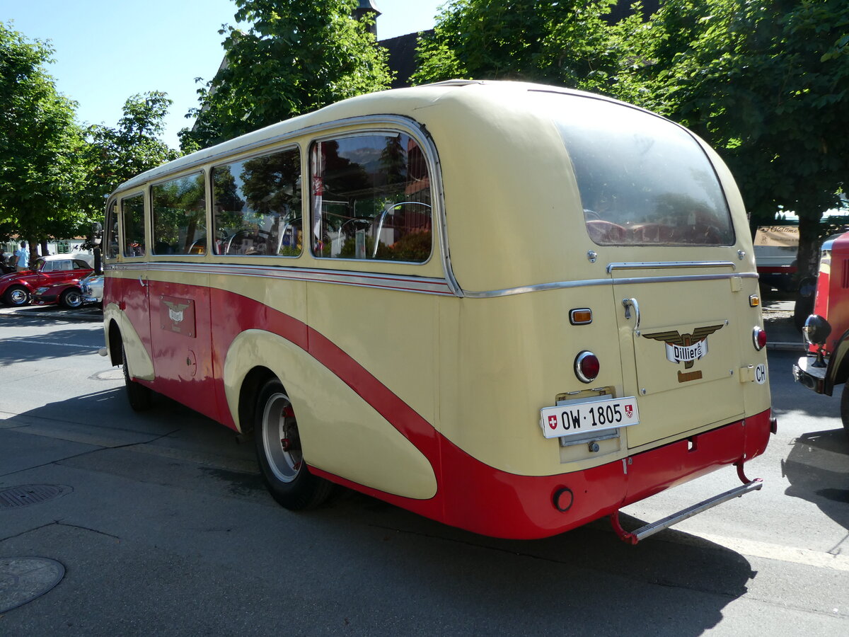 (236'567) - Dillier, Sarnen - OW 1085 - Saurer/R&J am 4. Juni 2022 in Sarnen, OiO