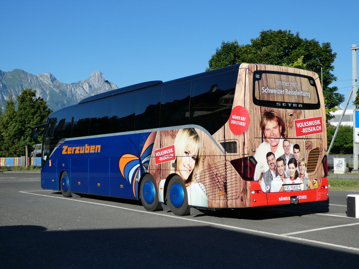 (237'193) - Zerzuben, Visp-Eyholz - Nr. 11/VS 55'832 - Setra am 14. Juni 2022 in Thun, Seestrasse