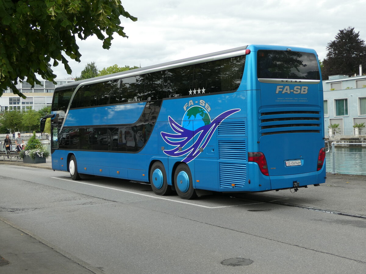 (237'437) - FA-SB, St. Gallen - SG 456'946 - Setra am 24. Juni 2022 bei der Schifflndte Thun