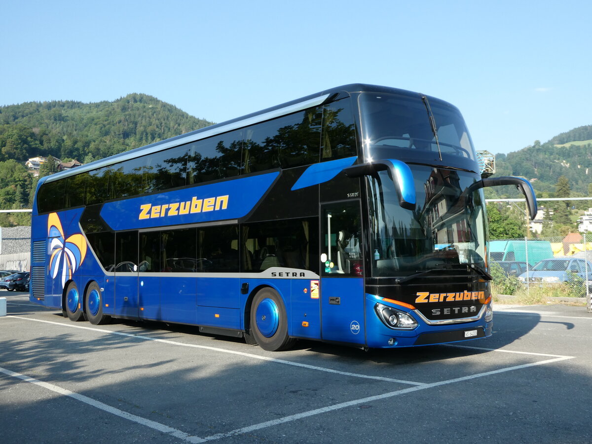 (238'302) - Zerzuben, Visp-Eyholz - Nr. 20/VS 64'233 - Setra am 19. Juli 2022 in Thun, Seestrasse