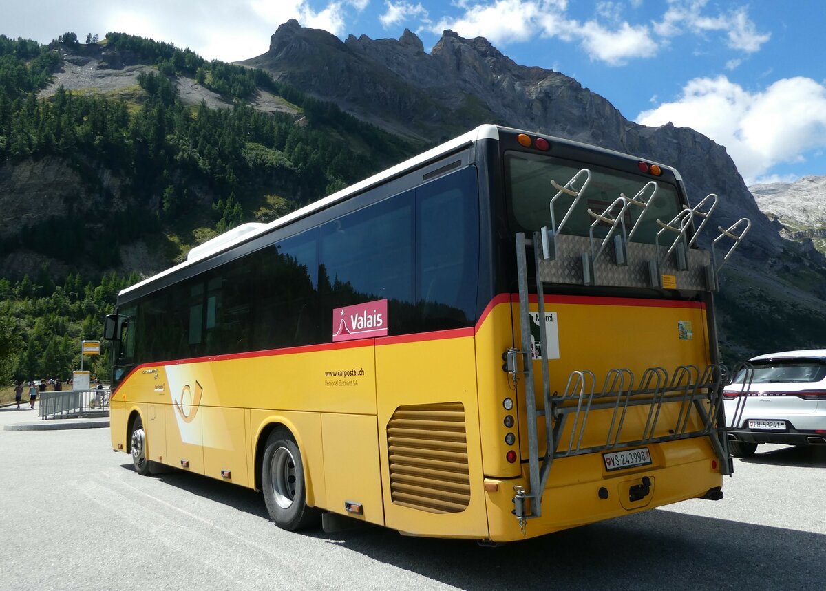 (238'700) - Buchard, Leytron - Nr. 250/VS 243'998 - Irisbus am 31. Juli 2022 in Anzre, Barrage de Tseuzier